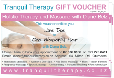 Gift Vouchers Available for Purchase